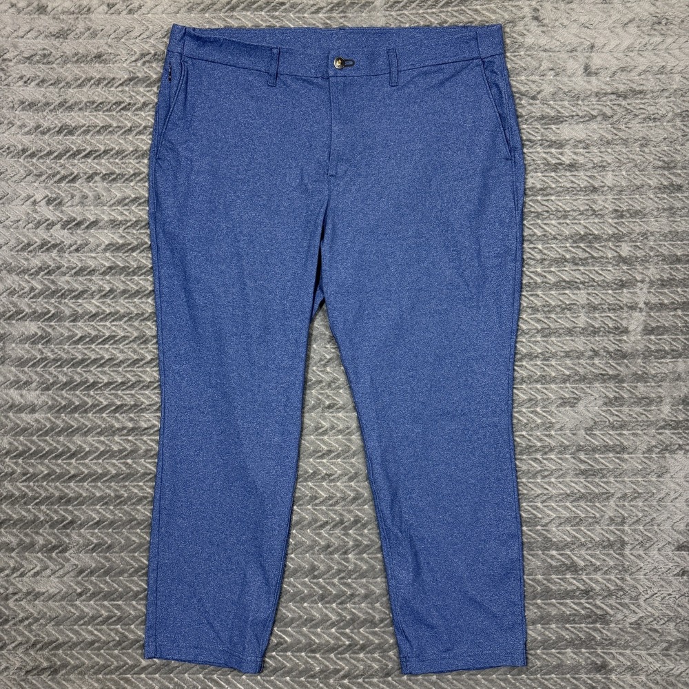 Public Rec Pants Mens 38x28 *38x25* Blue Workday Performance Stretch